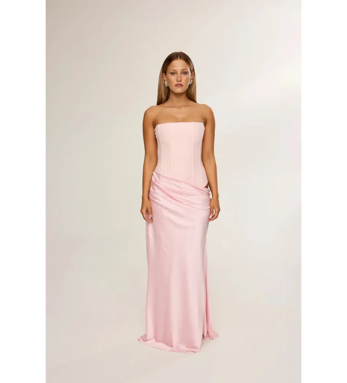 HNTR the label Huxley Gown Baby Pink Size AU 8 - Image 1