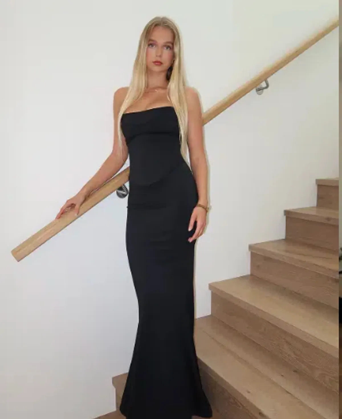 HNTR the label Louie Gown Noir Black Size AU 8 - Image 4