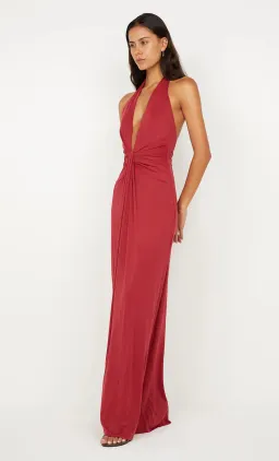 Bec & Bridge Susie Plunge Maxi Dress Red Size AU 10 for rent on The Volte - image 3