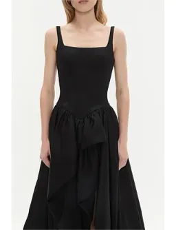 Aje Alani Gown Maxi in Black Size AU 10 for rent on The Volte - image 11