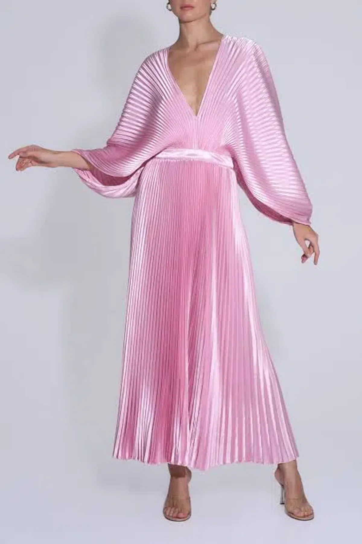 L’idée Versailles Midi Gown Pink Size 16 - Image 1