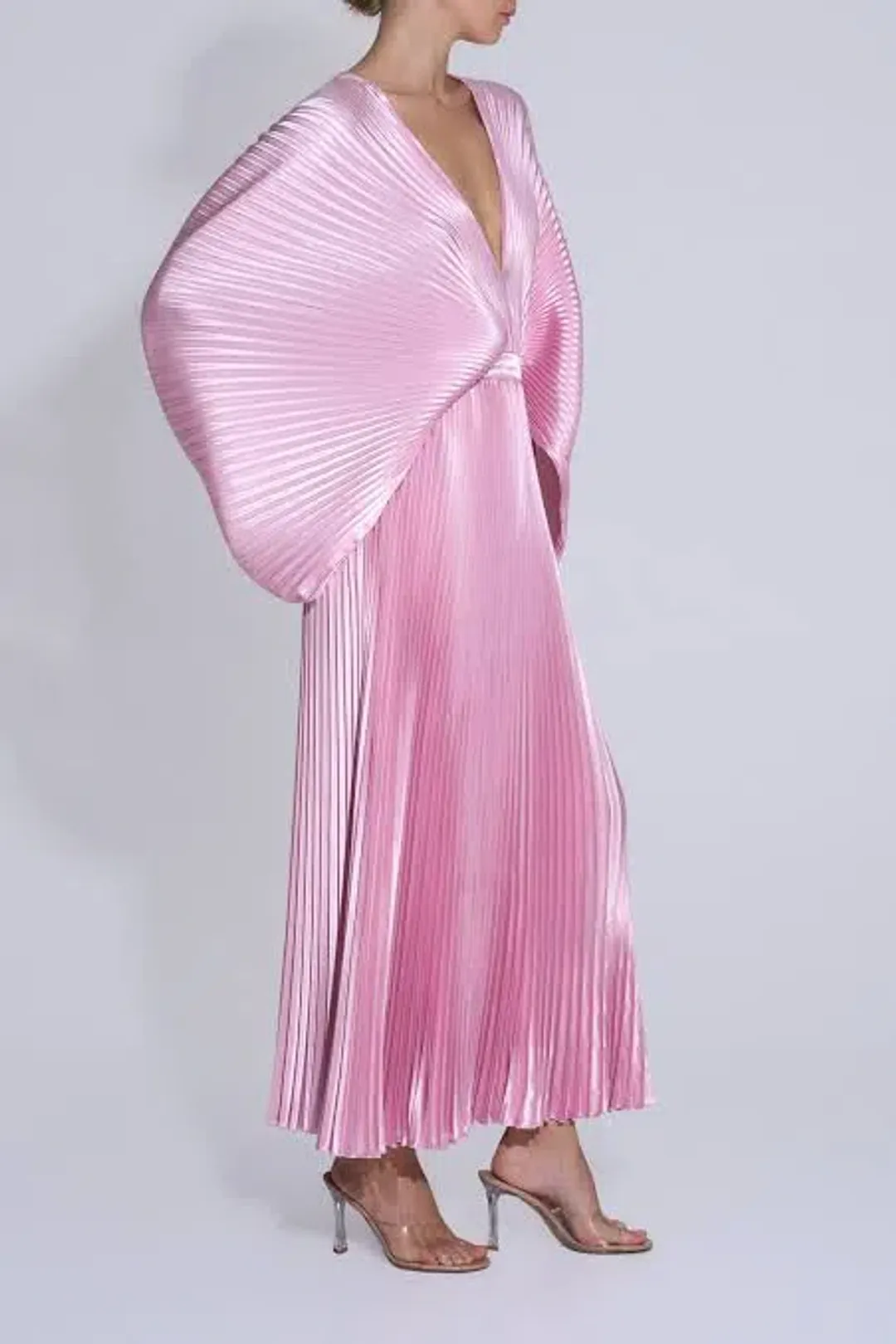 L’idée Versailles Midi Gown Pink Size 16 for rent on The Volte - main image