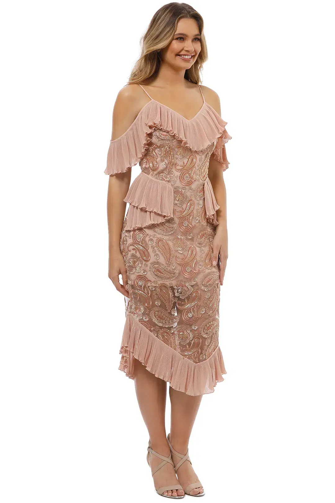 Alice McCall We Could Be Friends Dress Blush Size 10 for rent on The Volte - main image