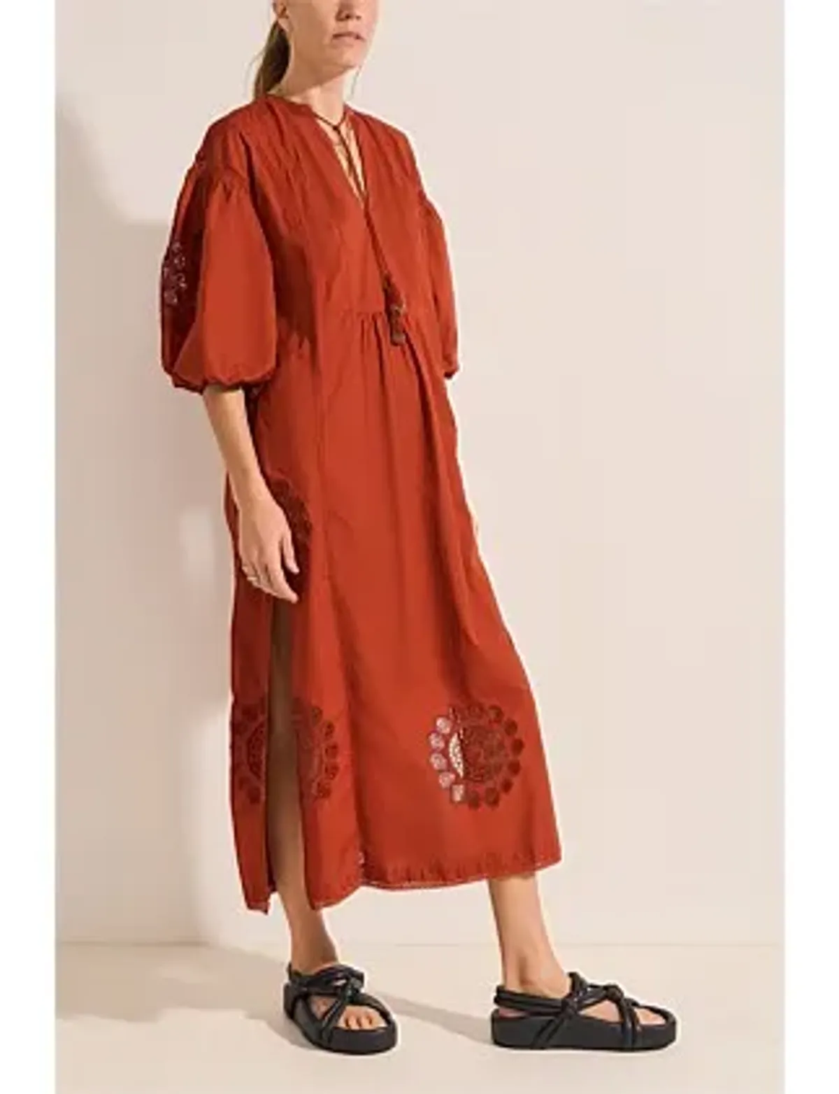 Ilio Nema Circe Dress Red Size S/Au 8 - Image 4