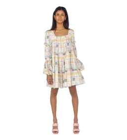 Aje L'Esprit Mini Dress in Summer Check Size AU 10 for rent on The Volte - image 1