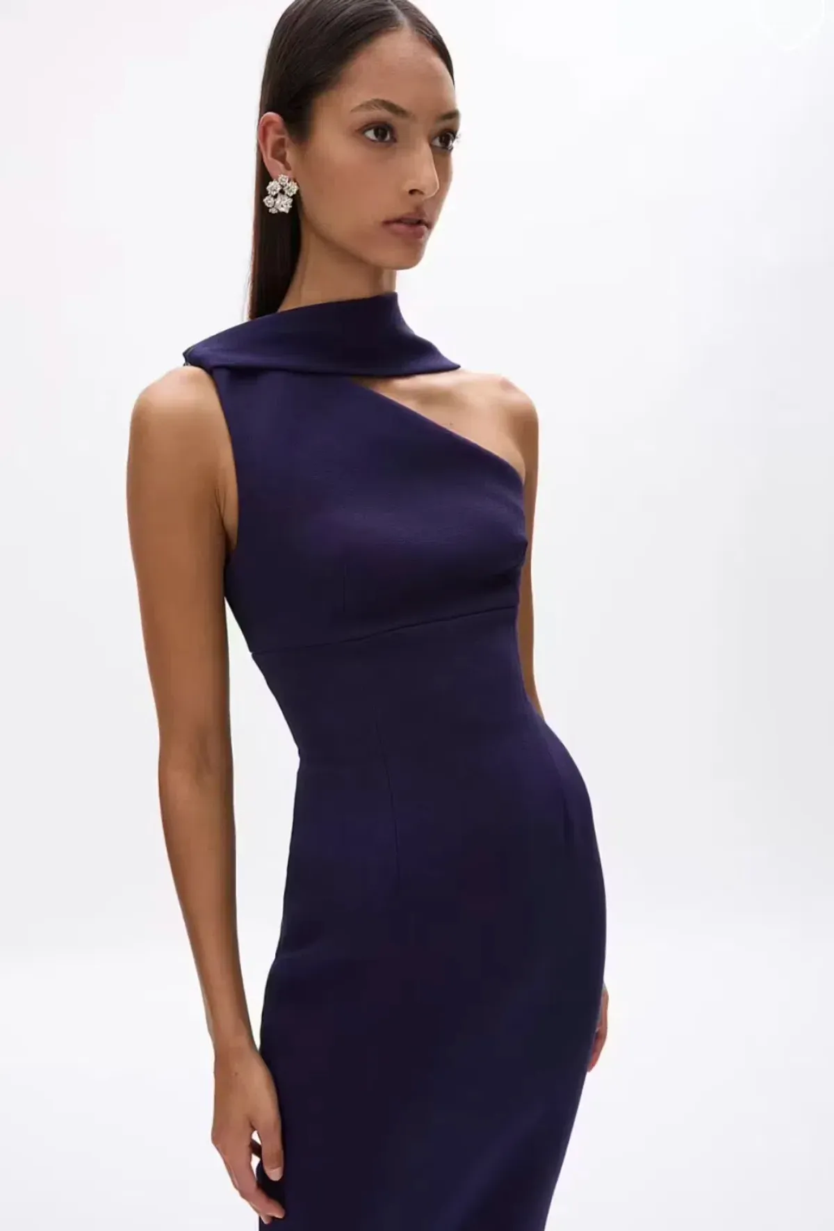 Rachel Gilbert Clara Midi Dress in Dark Indigo Size 0/AU6 - Image 3