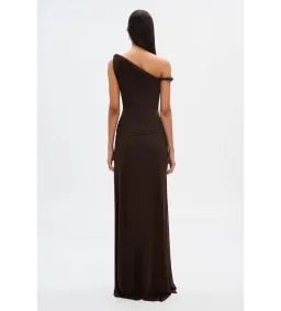 Misha Sisal Maxi Dress Espresso Size 10/M for rent on The Volte - image 6
