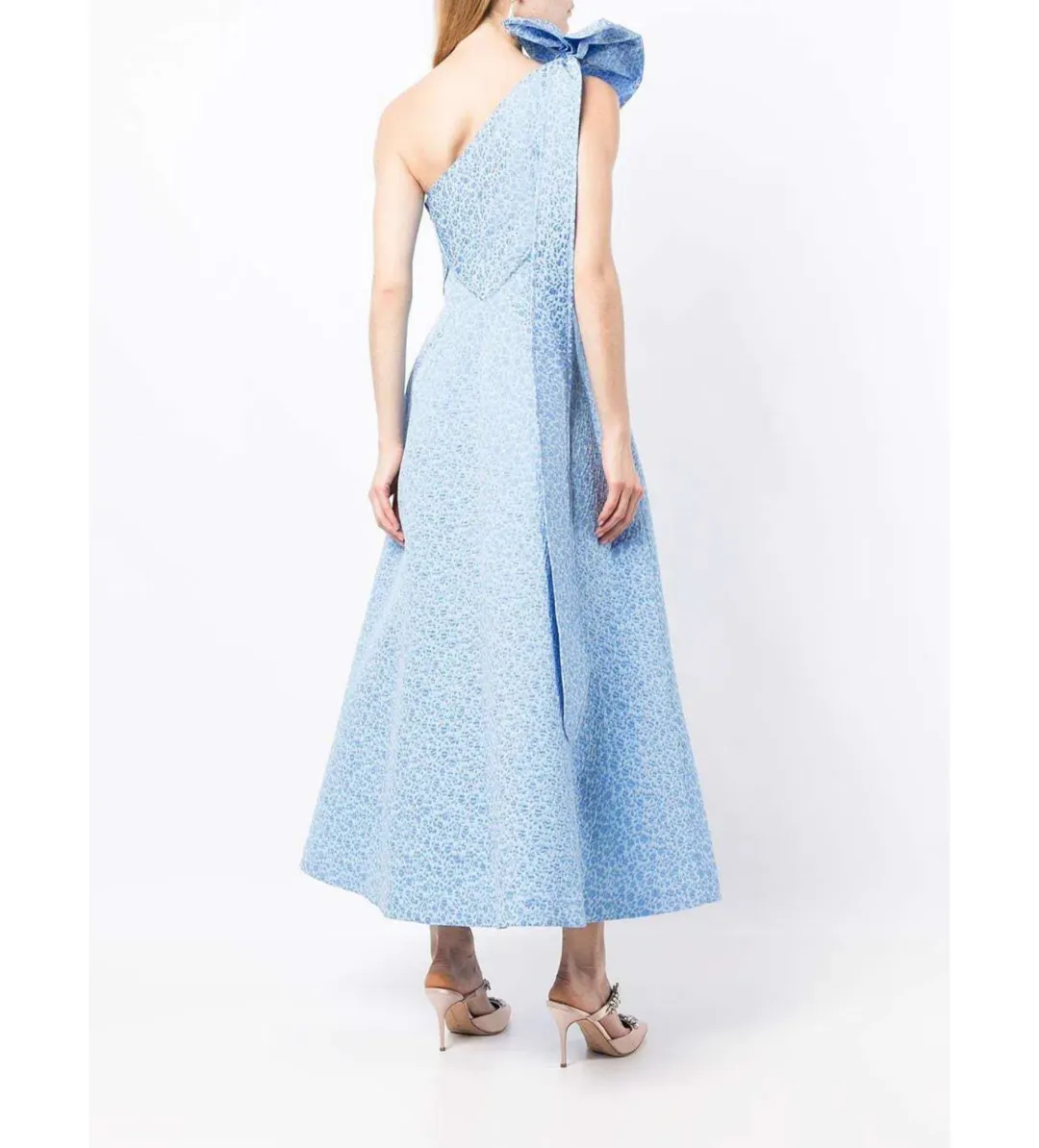 Rachel Gilbert Malea Emiliano Gown in Blue Size AU 12 for rent on The Volte - main image