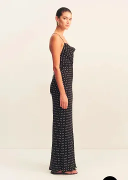 Shona Joy Houston Lace Back Maxi Dress Black Size 10 for rent on The Volte - image 3