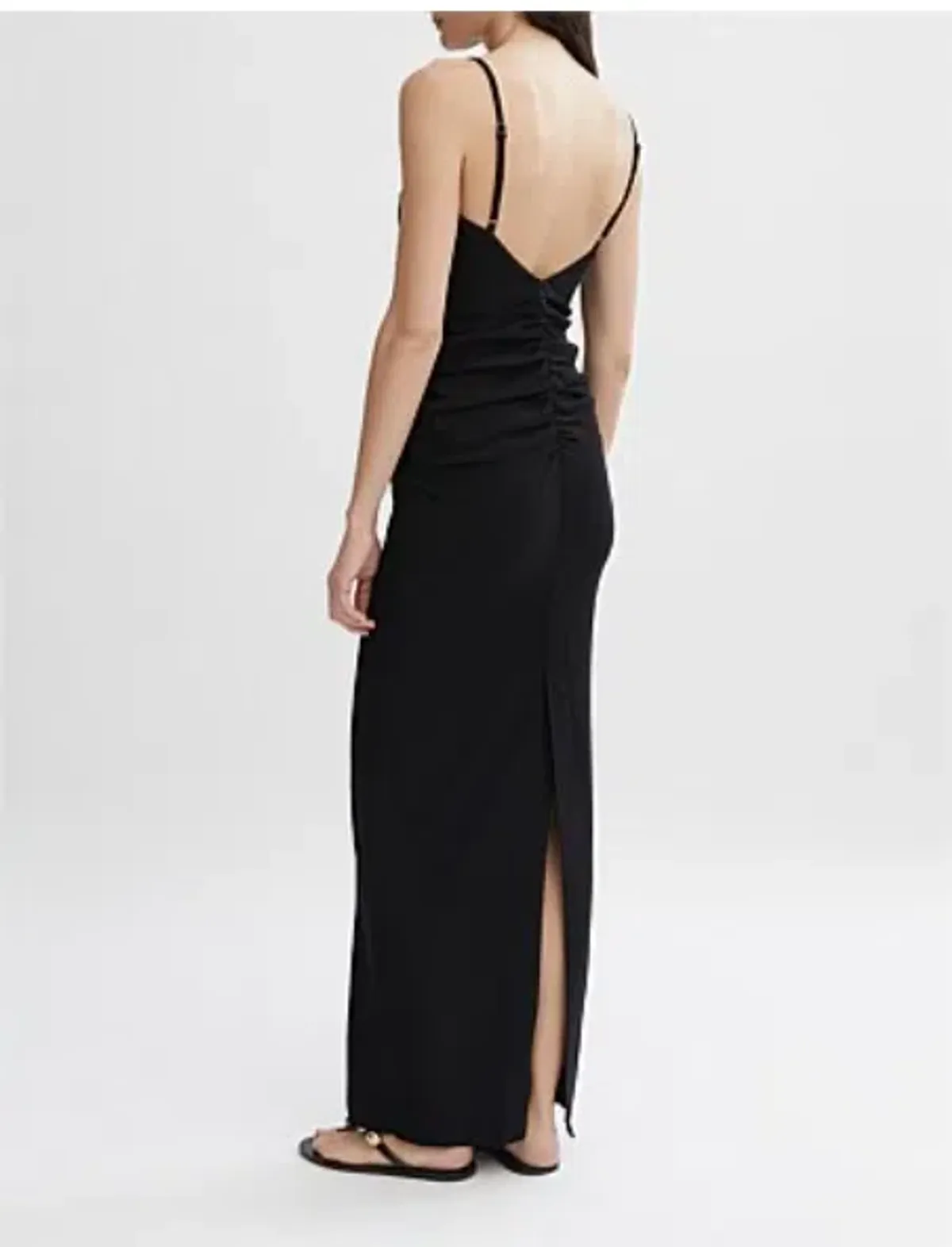 Crepe gown willow black dress - Image 3