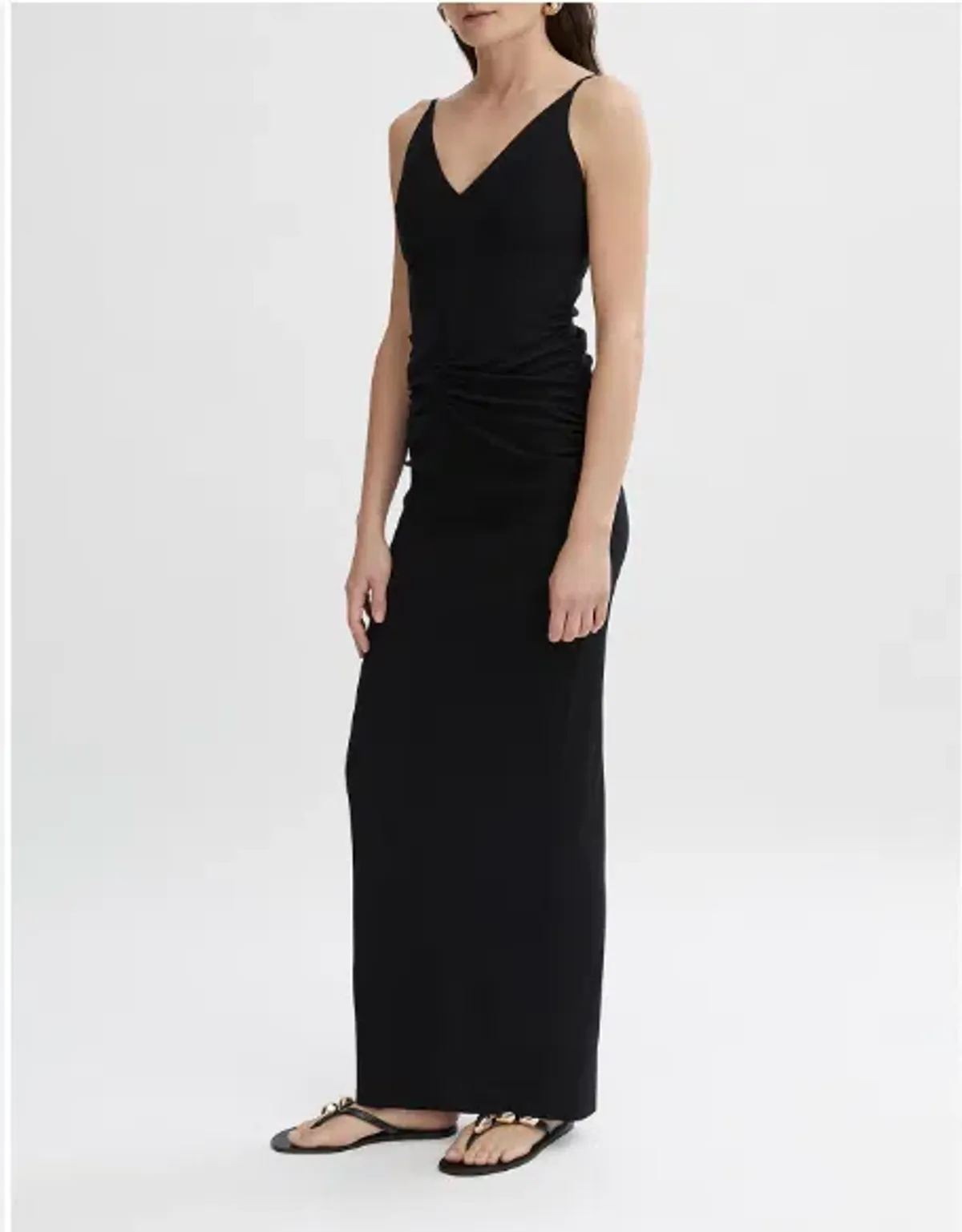Crepe gown willow black dress - Image 2