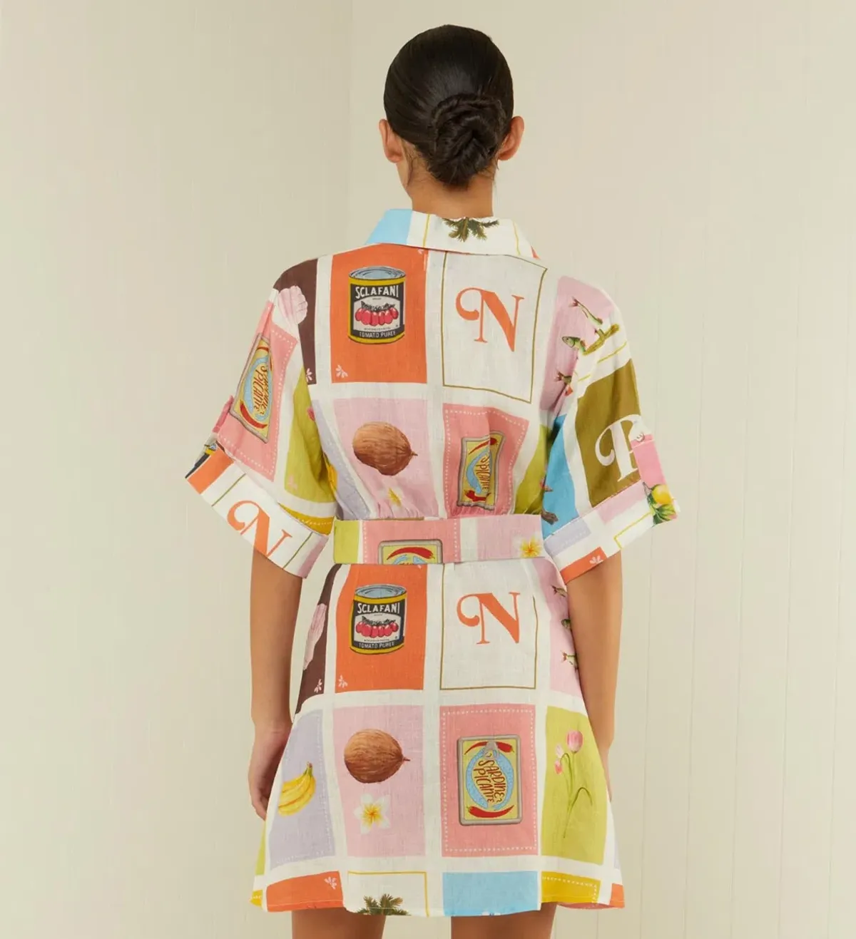 Palm Noosa Camellia Dress Multi Size 10 - Image 2