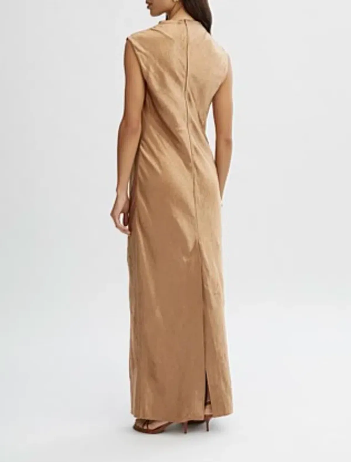Willow The Celeste Tank Dress Gold Size 8 - Image 3
