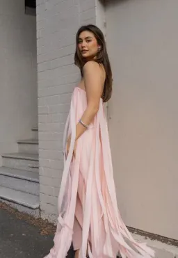 Manning Cartell Boundless Strapless Dress in Blush Size 8 for rent on The Volte - image 4