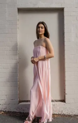 Manning Cartell Boundless Strapless Dress in Blush Size 8 for rent on The Volte - image 3
