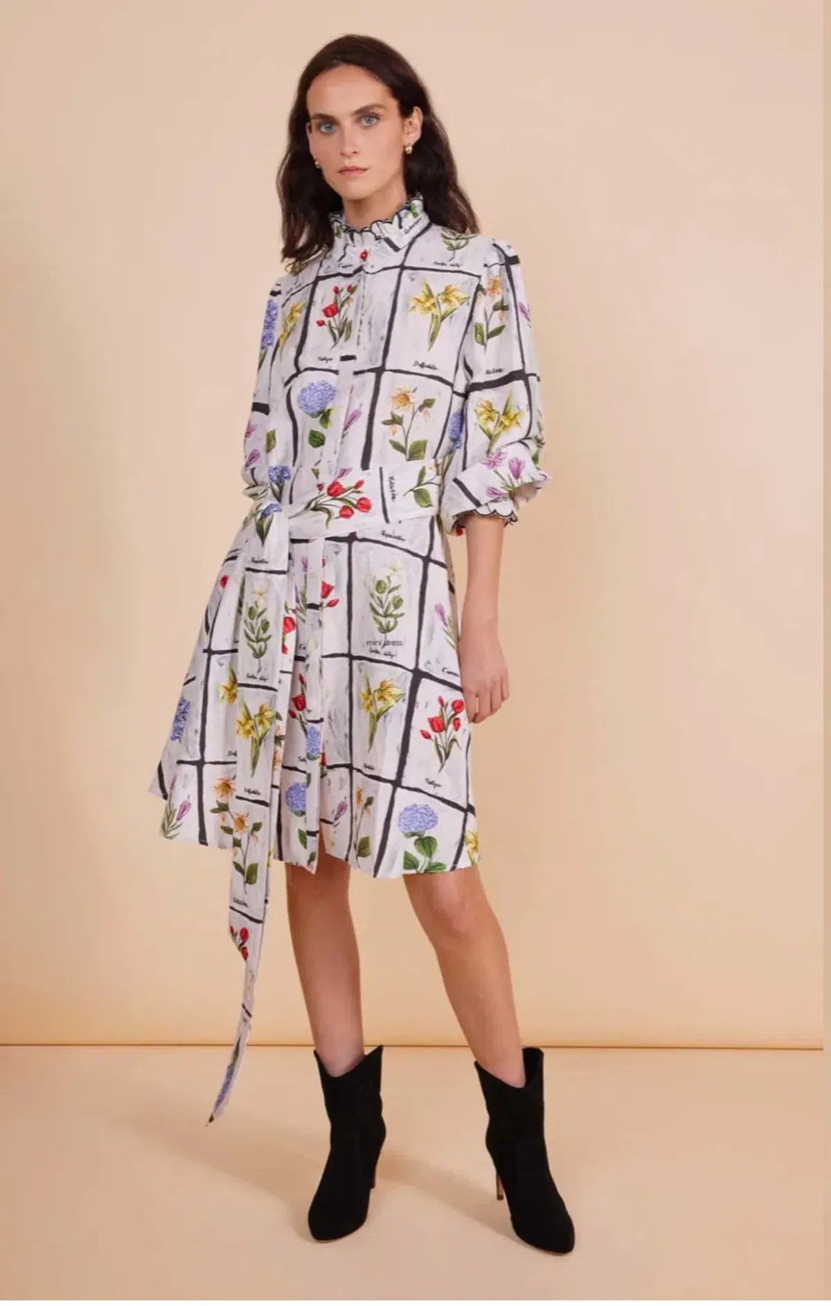 Binny Wear Easter Lilies Dress Mini Size AU 8 - Image 1