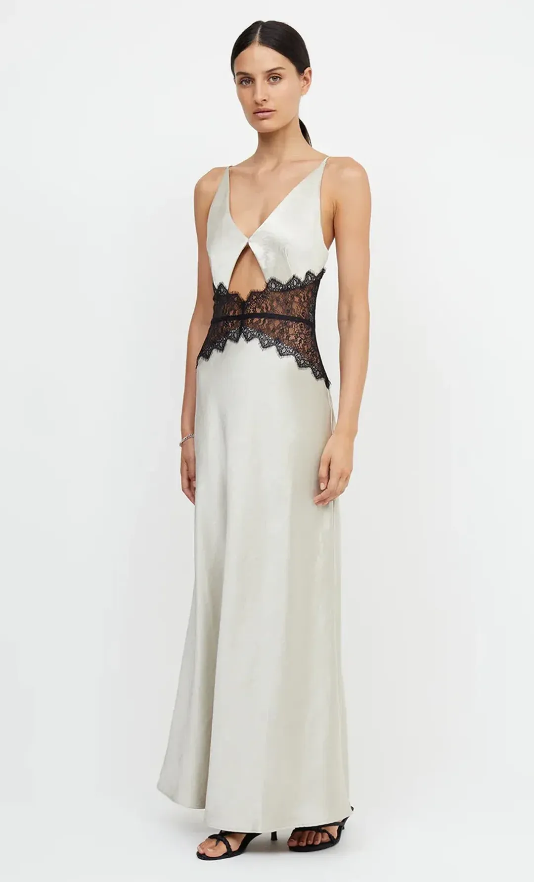 Bec and Bridge Camille Maxi Dress in Ecru Size 6 for rent on The Volte - main image