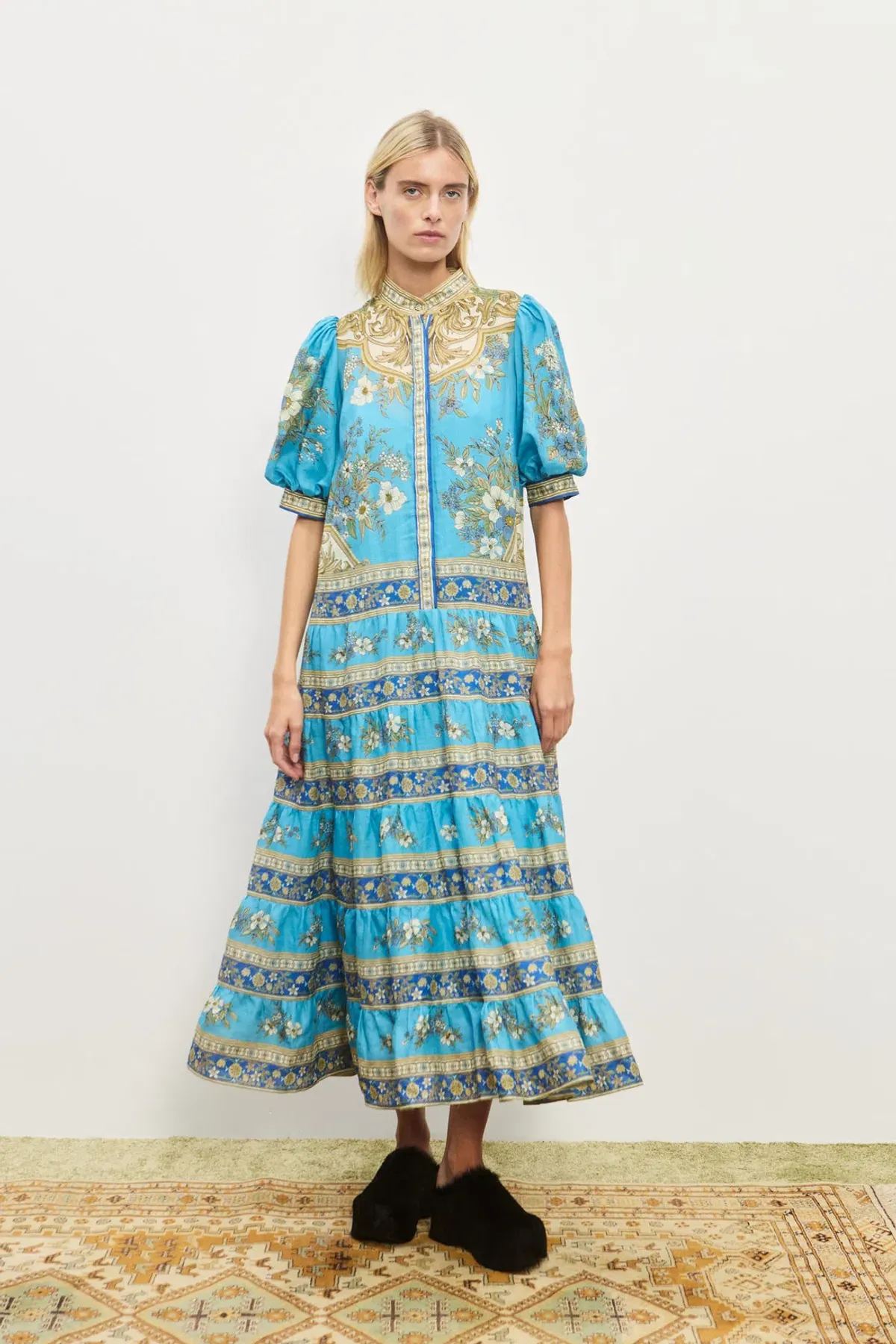Alemais Cassie Tiered Midi Dress- 4 - Image 1