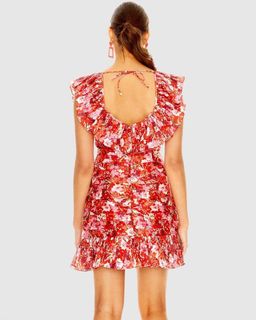 Talulah Cloud Nine Mini Dress Red Size 8 for rent on The Volte - image 3