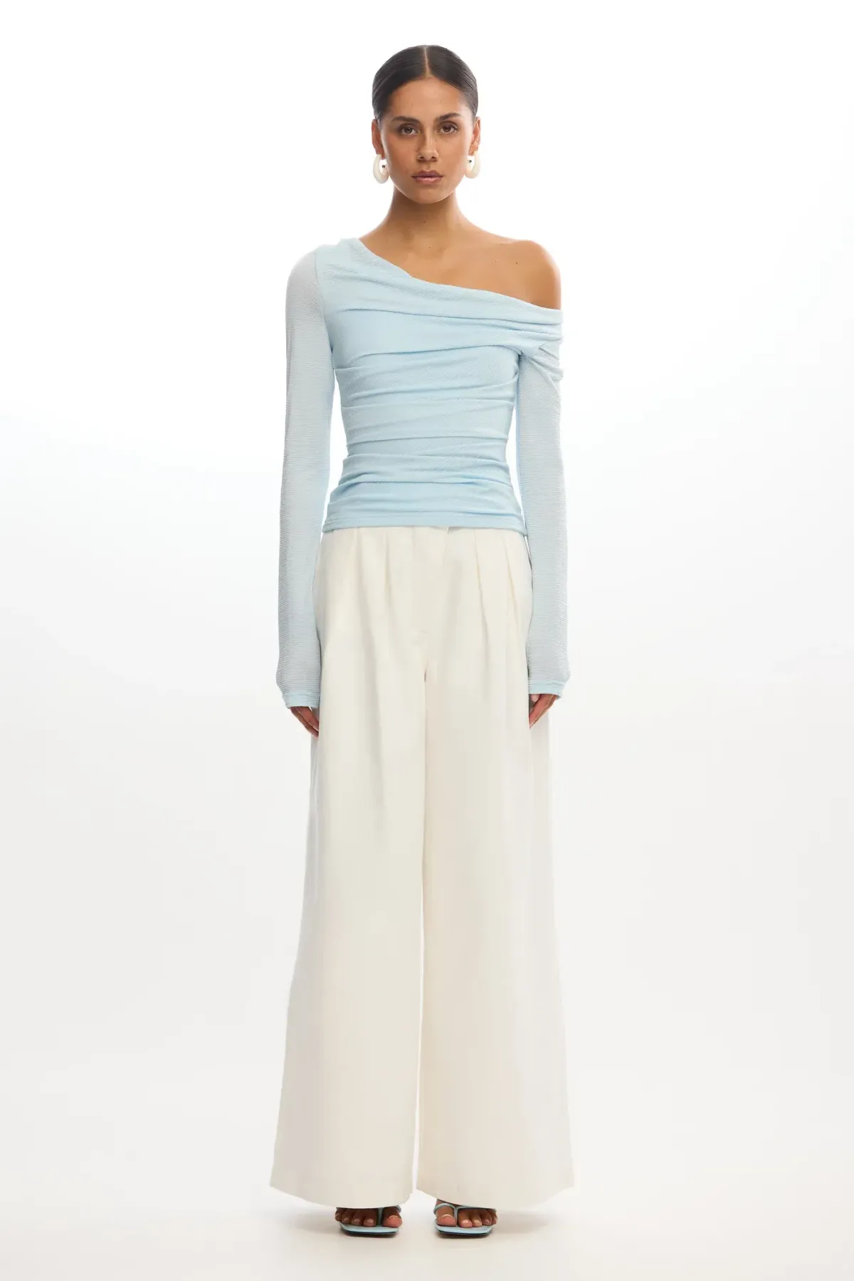 Significant Other Lex Long Sleeve Top Blue Size 8 for rent on The Volte - main image