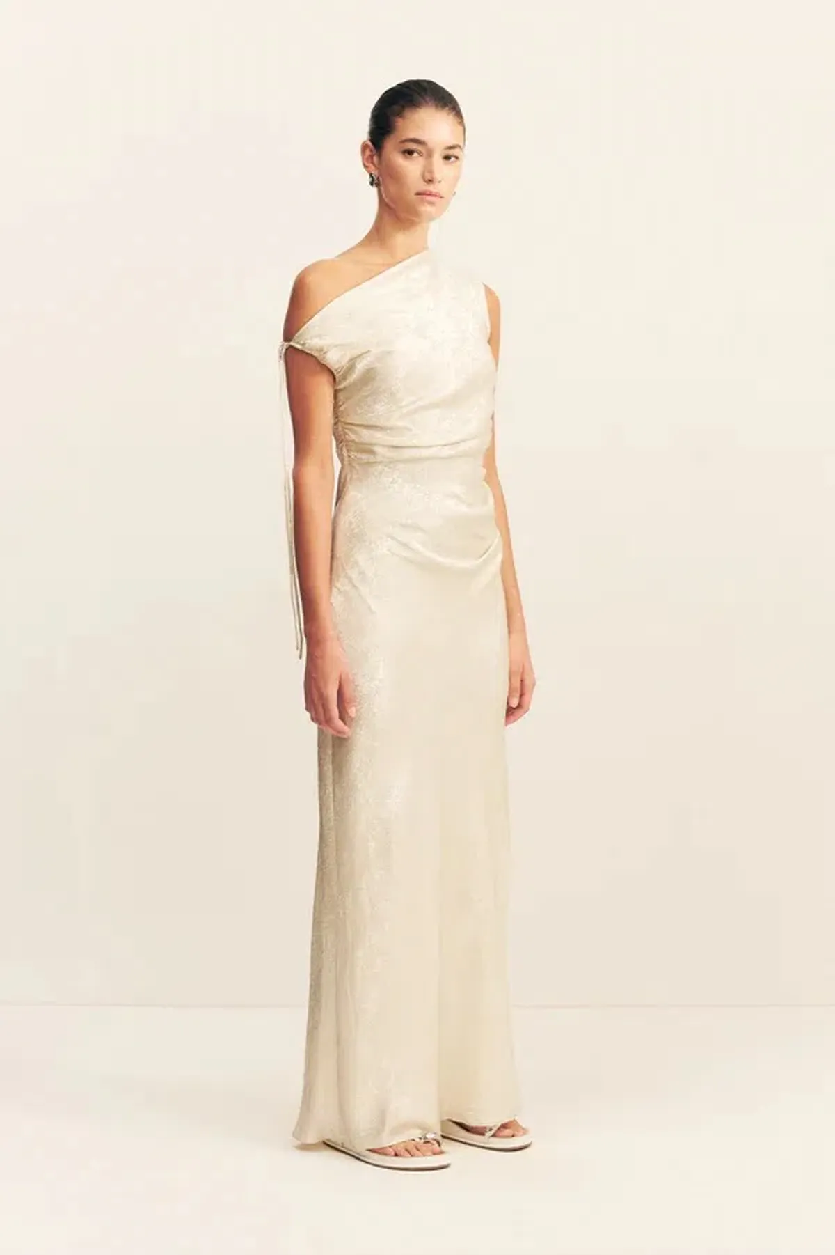Shona Joy Calder Gathered Maxi Dress Bubbly Size 12 - Image 2