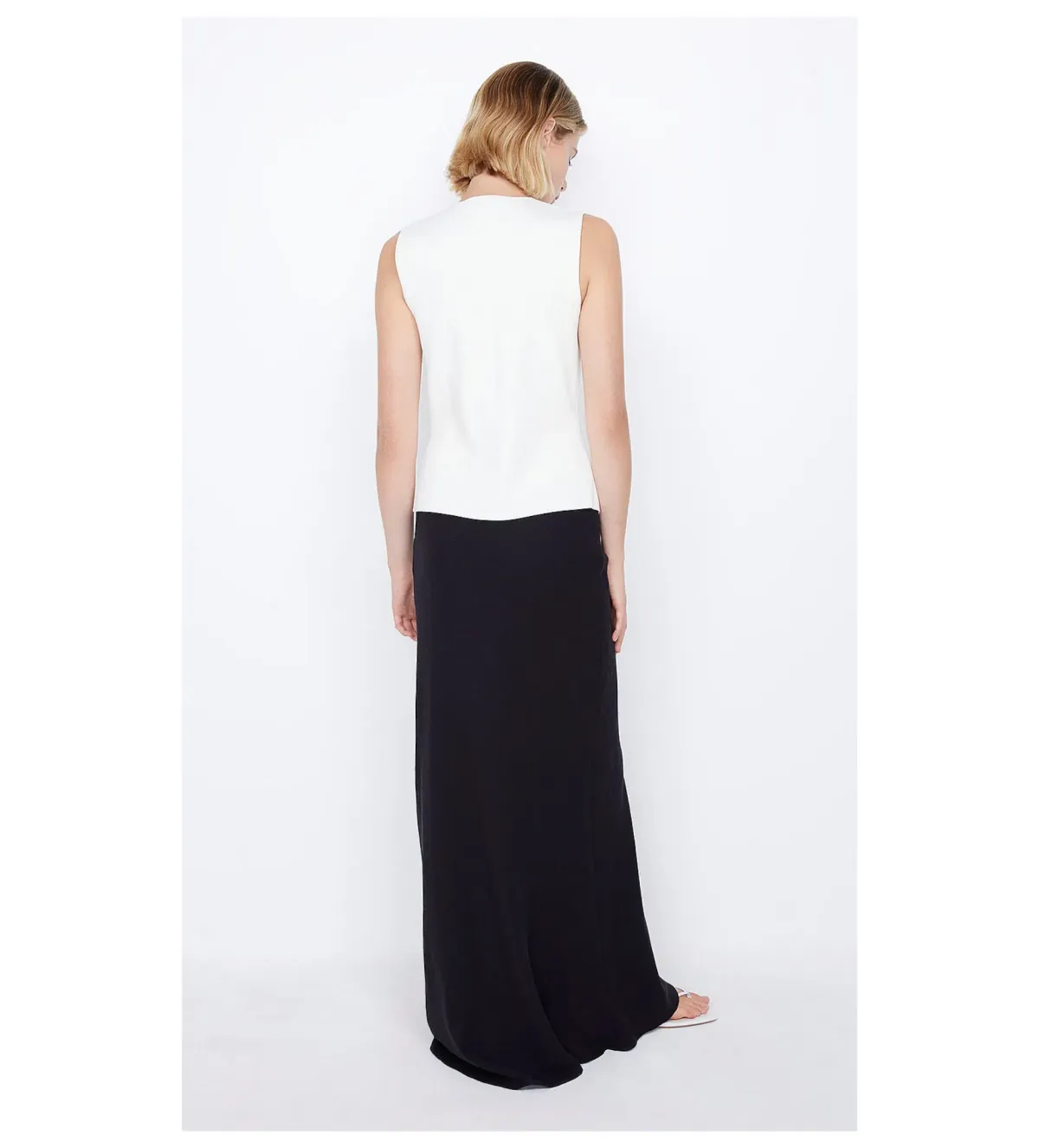 Bec & Bridge Lorah Knit Vest in White Size 8/S - Image 2