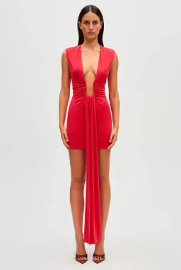 Misha Jennifer Cupro Mini Dress in Black Size 6/XS for rent on The Volte - image 1