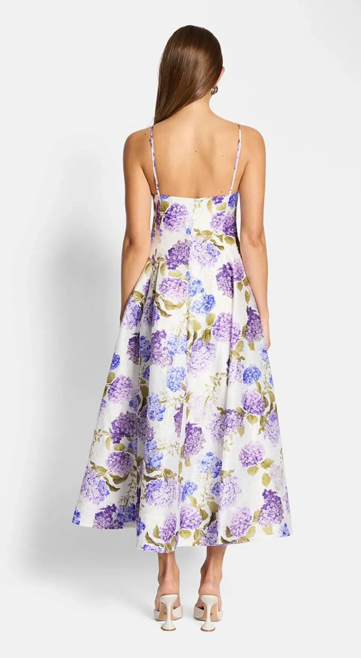 Sofia The Label Evie Midi Dress in Hydrangea Size 8 - Image 2