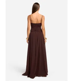 Runaway The Label Camille Maxi Dress in Brown Size XS/ AU 6 for rent on The Volte - image 5