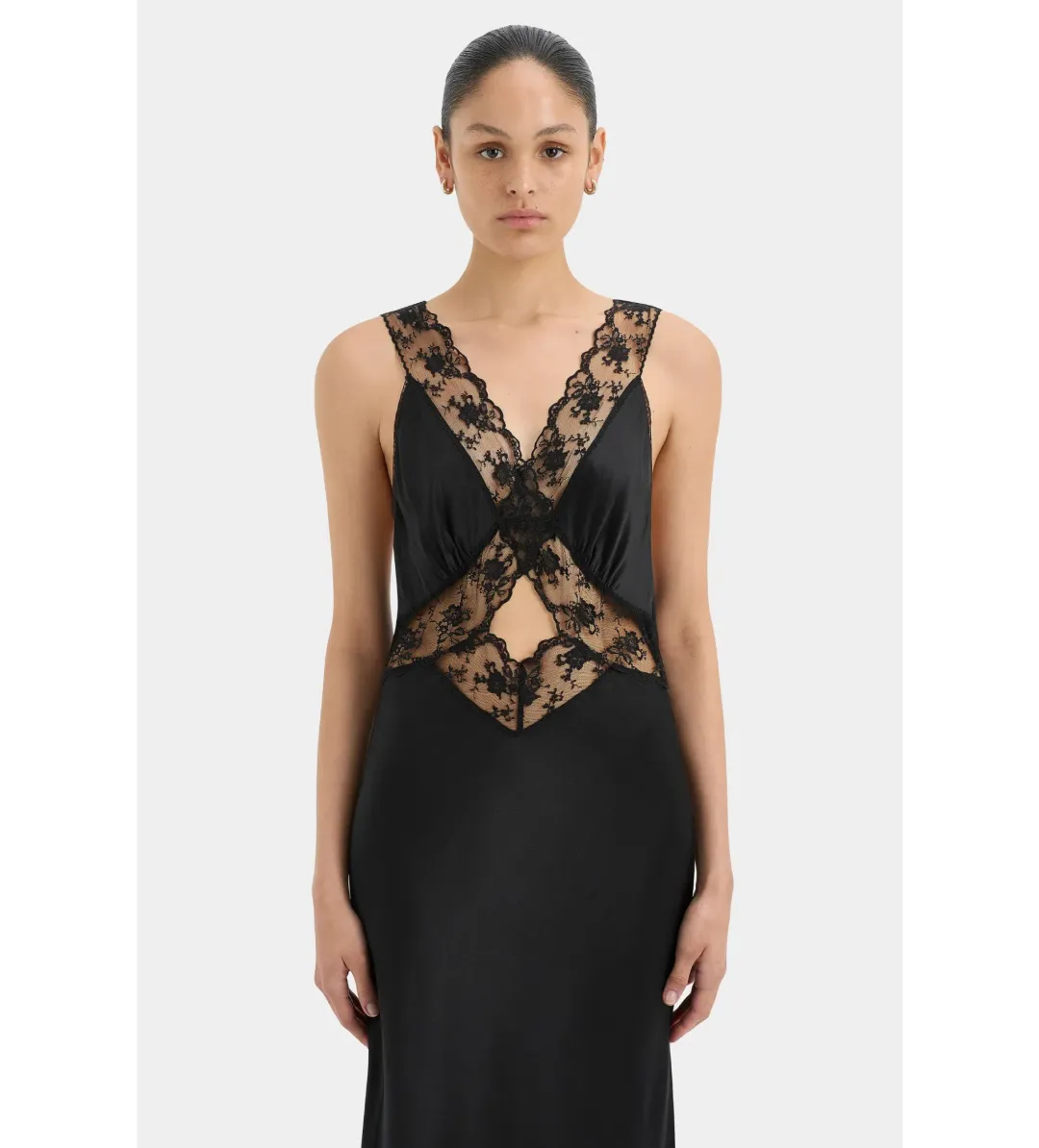 Sir the Label Aries Cut Out Gown Black Size 2 AU 10 for rent on The Volte - main image