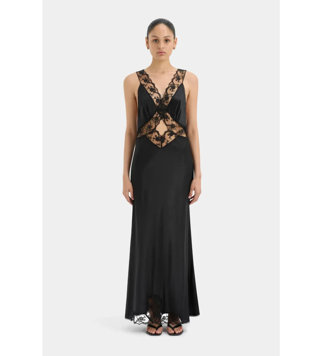Sir the Label Aries Cut Out Gown Black Size 2 AU 10 for rent on The Volte - main image
