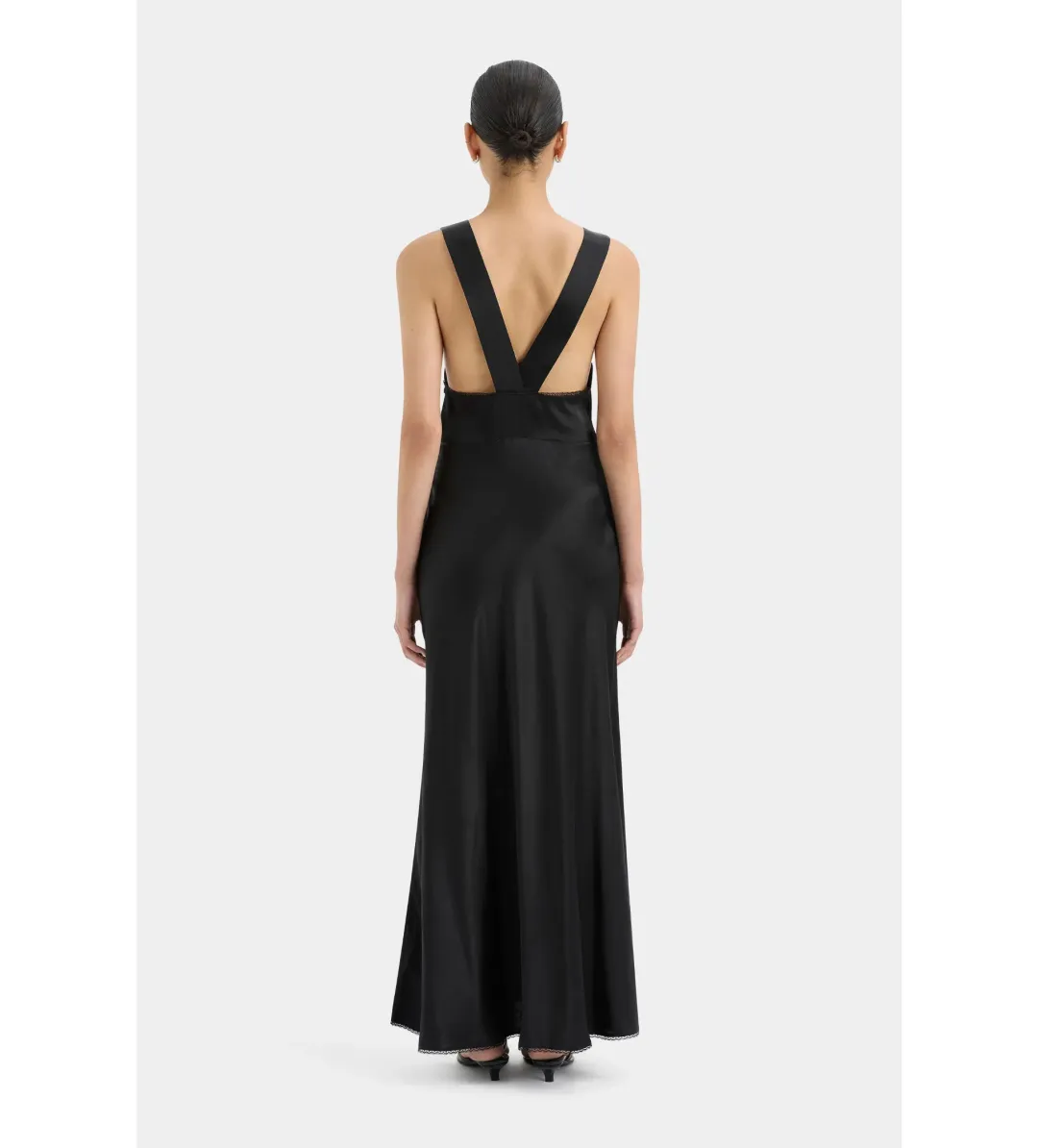 Sir the Label Aries Cut Out Gown Black Size 2 AU 10 for rent on The Volte - main image