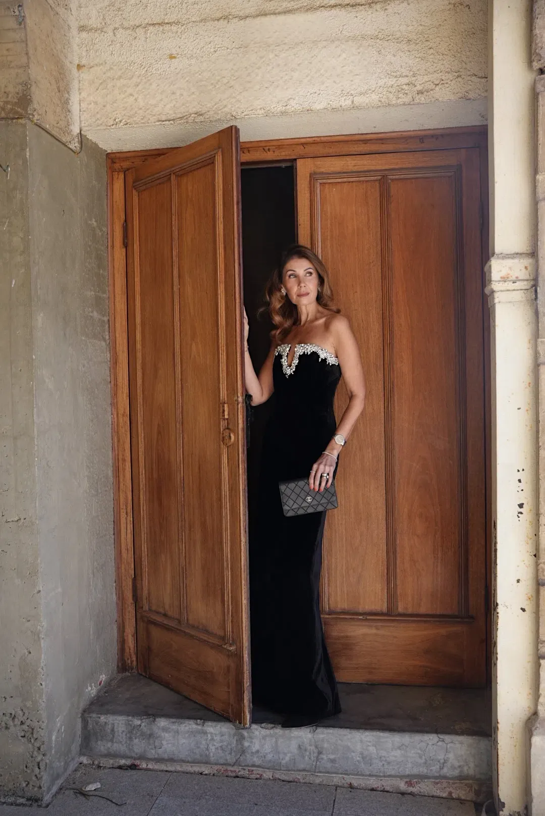Rachel Gilbert Claudine Maxi Gown In Black Size Au 6 for rent on The Volte - main image