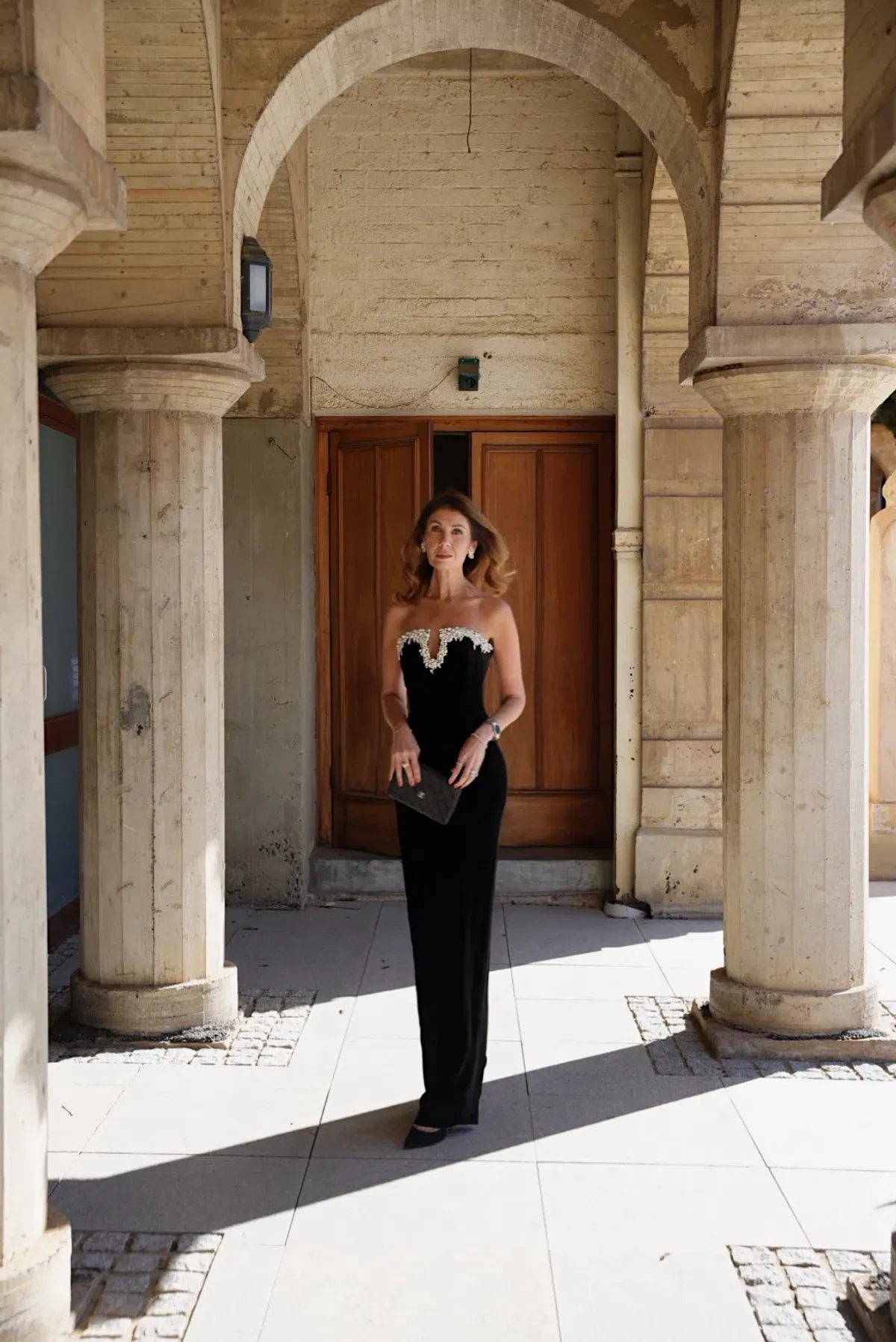 Rachel Gilbert Claudine Maxi Gown In Black Size Au 6 for rent on The Volte - main image