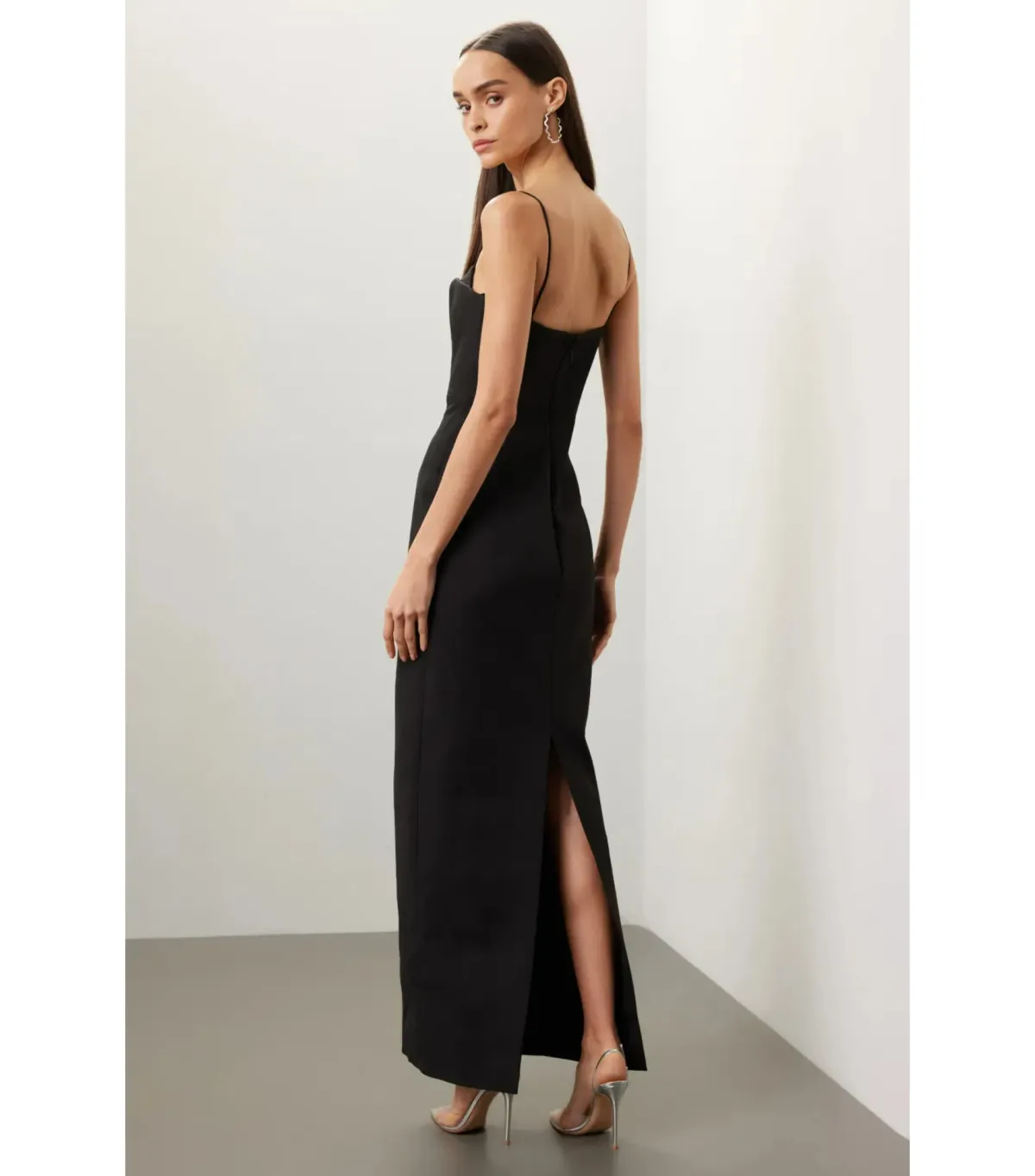 Rachel Gilbert Bodie Maxi Gown Black Size 0 / AU 6 - Image 2