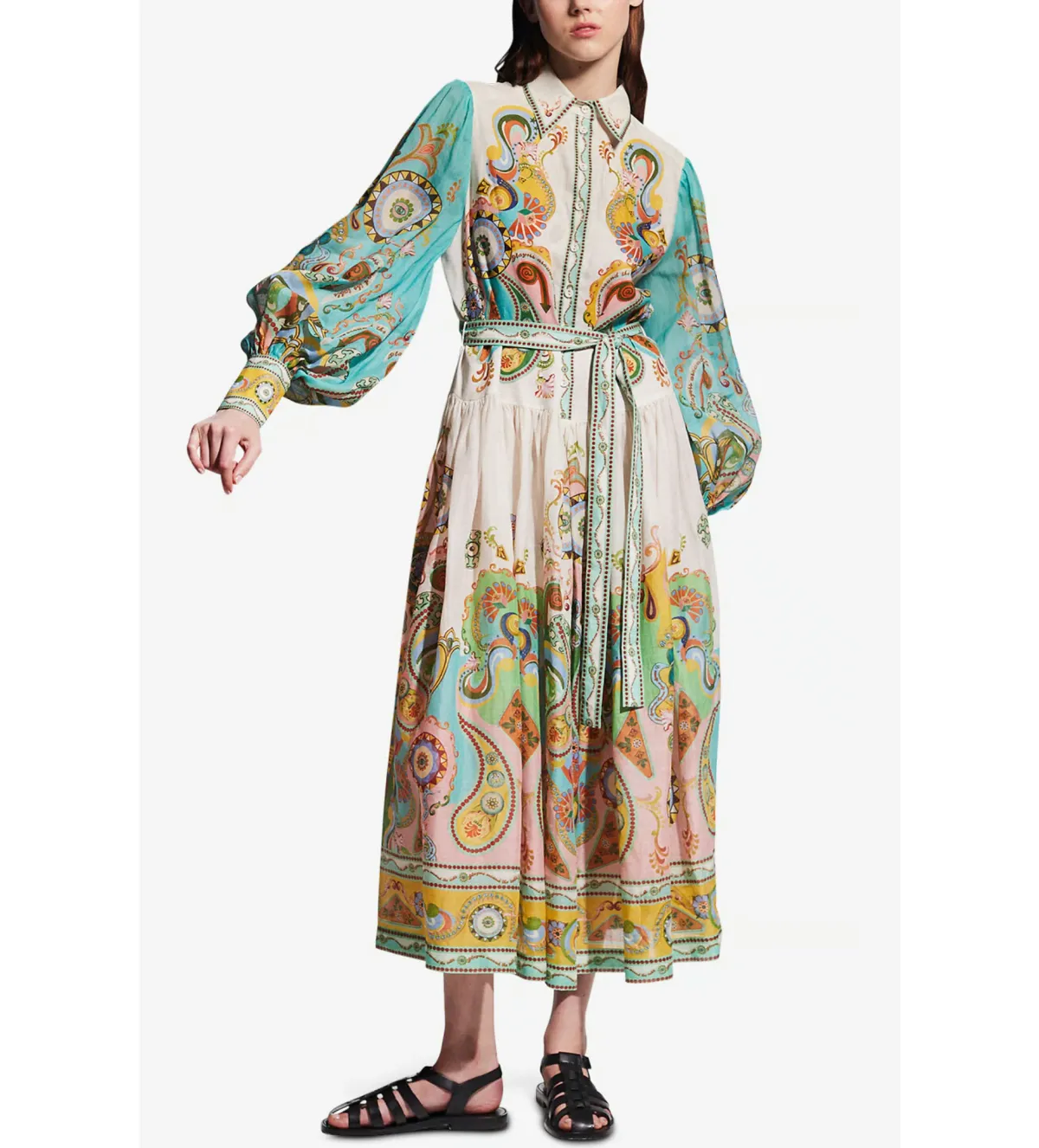 Alemais Pinball Shirtdress in Multi Size 2 / AU 6 for rent on The Volte - main image