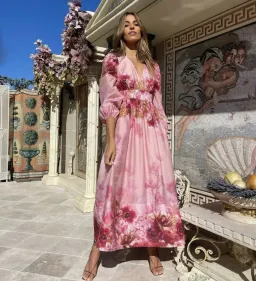 Sheike Swan Lake Midi Dress in Pink Size 14 for rent on The Volte - image 1