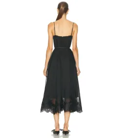 Zimmermann Hypnotic Lace Trim Gown Black Size 1 AU 10 for rent on The Volte - image 4