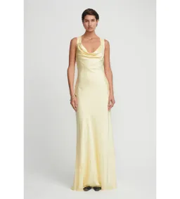 Hansel and Gretel Cameron Maxi Dress in Butter Size AU 14 for rent on The Volte - image 1