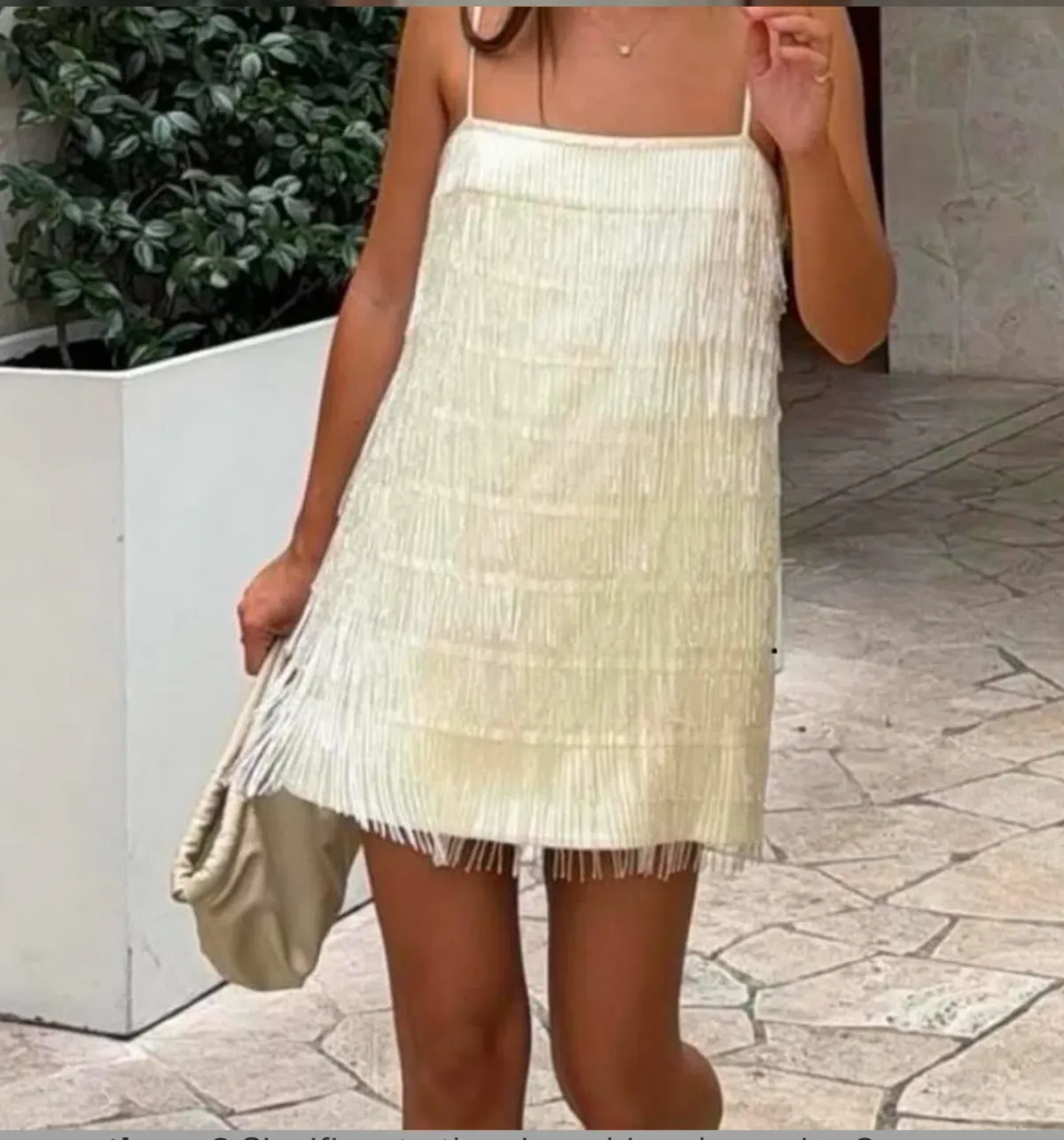 Significant Other Josephine Mini Dress White Size 6 - Image 1