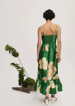 ALEMAIS Sage Midi Dress Green size 10 for rent on The Volte - image 2