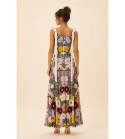 Rachel Gilbert Nya Gown in Multi Floral Size 5/AU16 for rent on The Volte - image 2