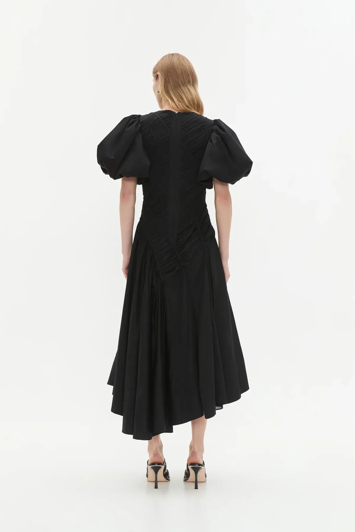 Aje Wisteria Midi Dress Black Size 12 - Image 4