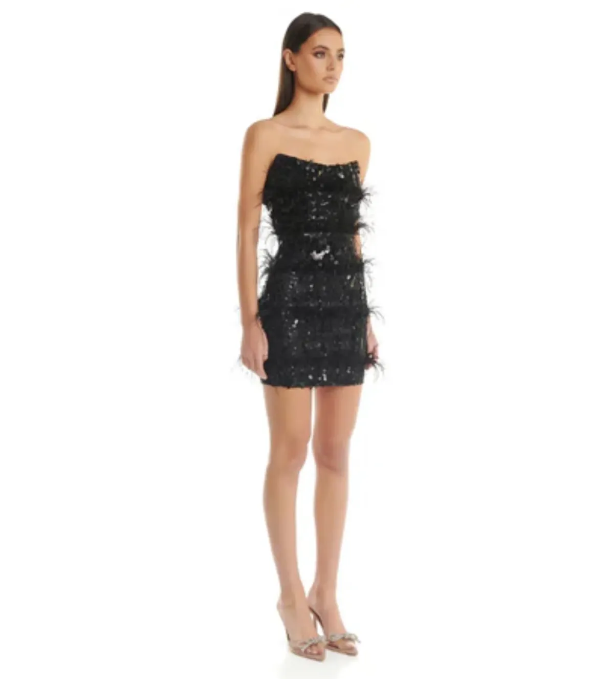 Eliya The Label Tiffany Mini Dress in Black Size XXL / AU 16 - Image 2