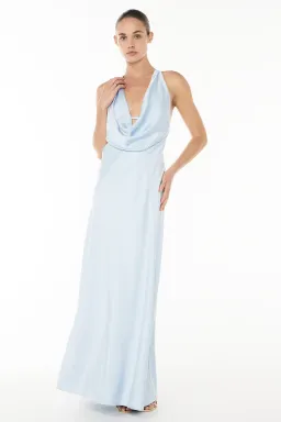 Manning Cartell Charmed Cowl Slip Dress Dove Blue Size 8 for rent on The Volte - image 1