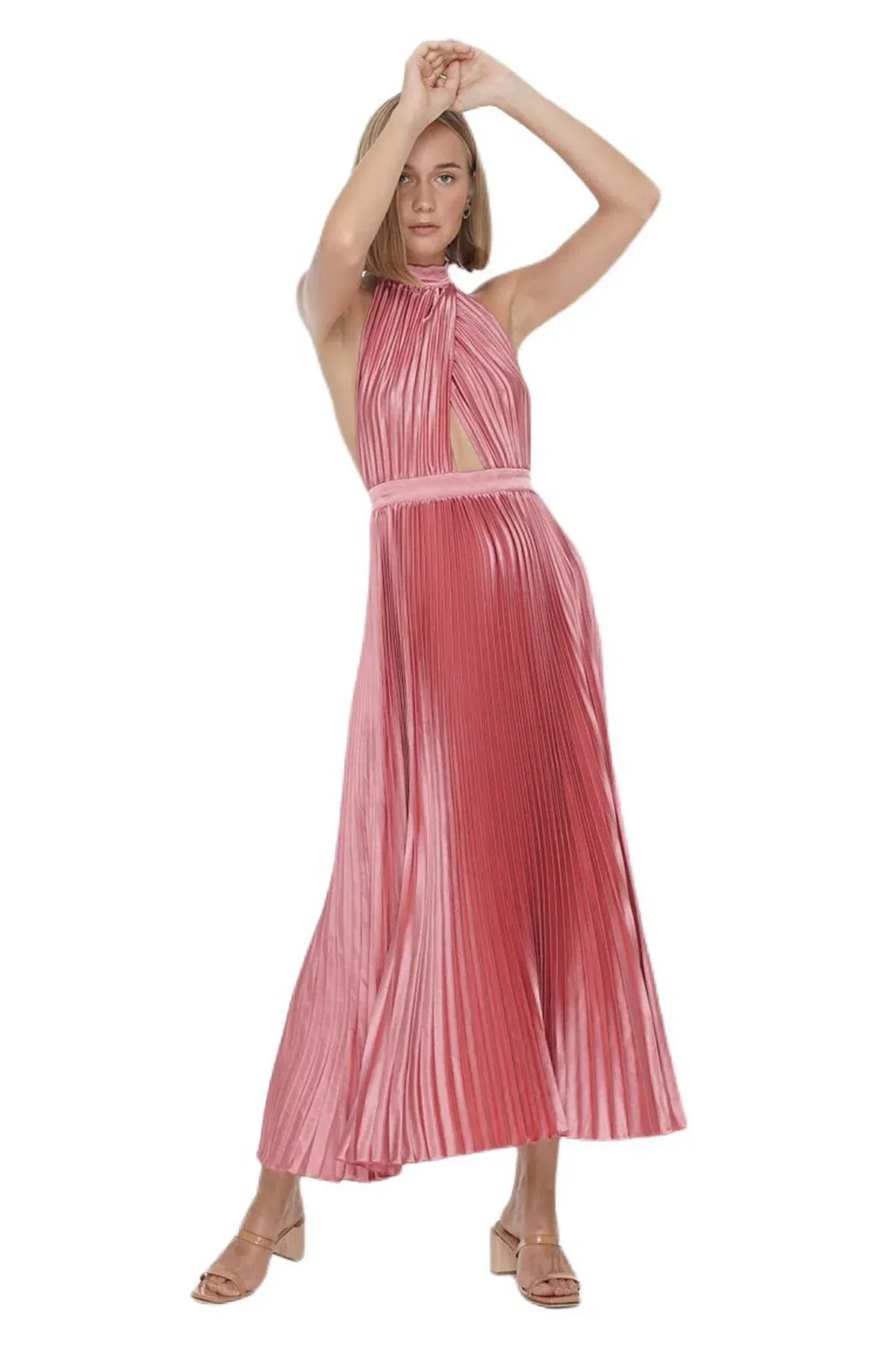 L'idée Woman Renaissance Gown Pink Size 8 - Image 4