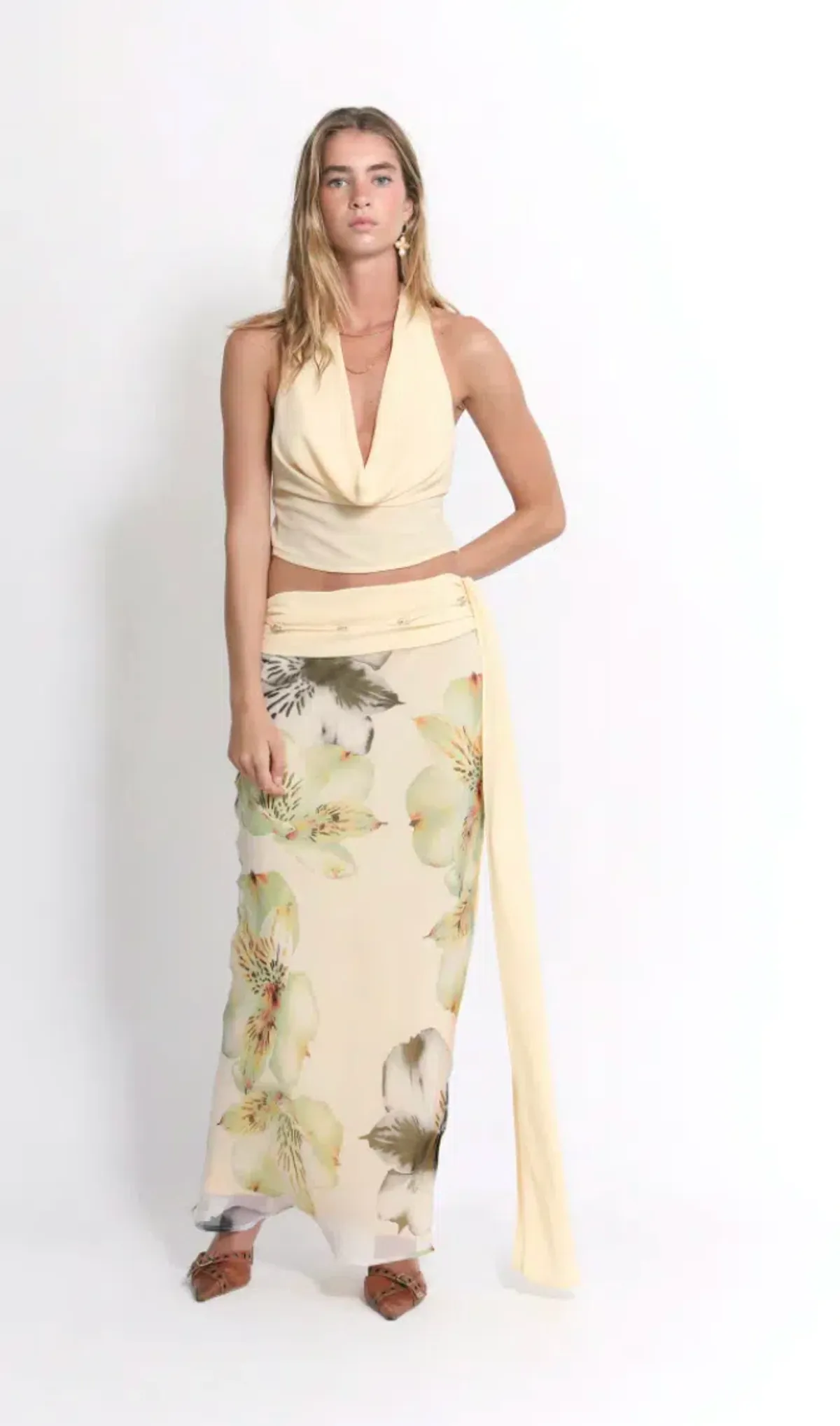 Katali The Label Belle Skirt & Kaia Cowl Top Size 8 - Image 1