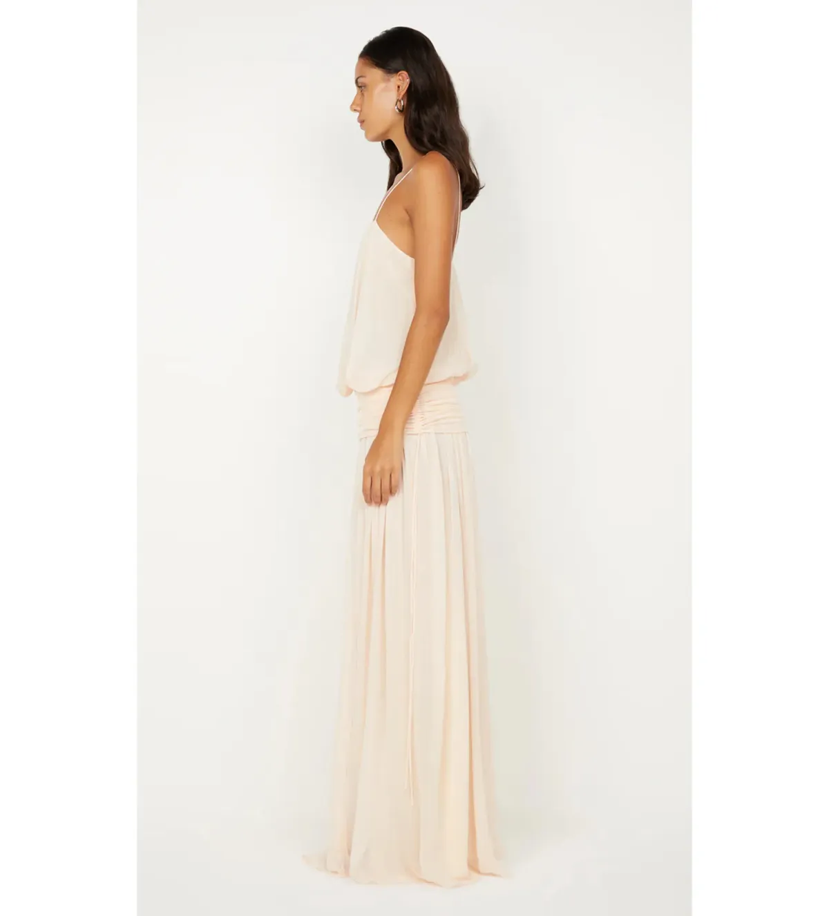 Bec & Bridge Camille Blouson Maxi Dress Peach Size 8 - Image 2