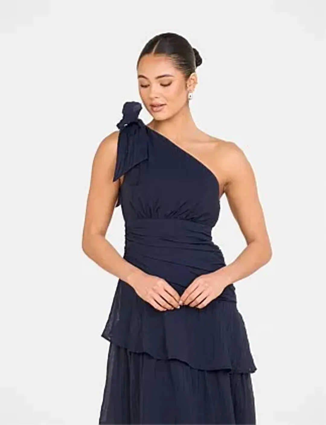 SEERA RUFFLE MAXI DRESS for rent on The Volte - main image