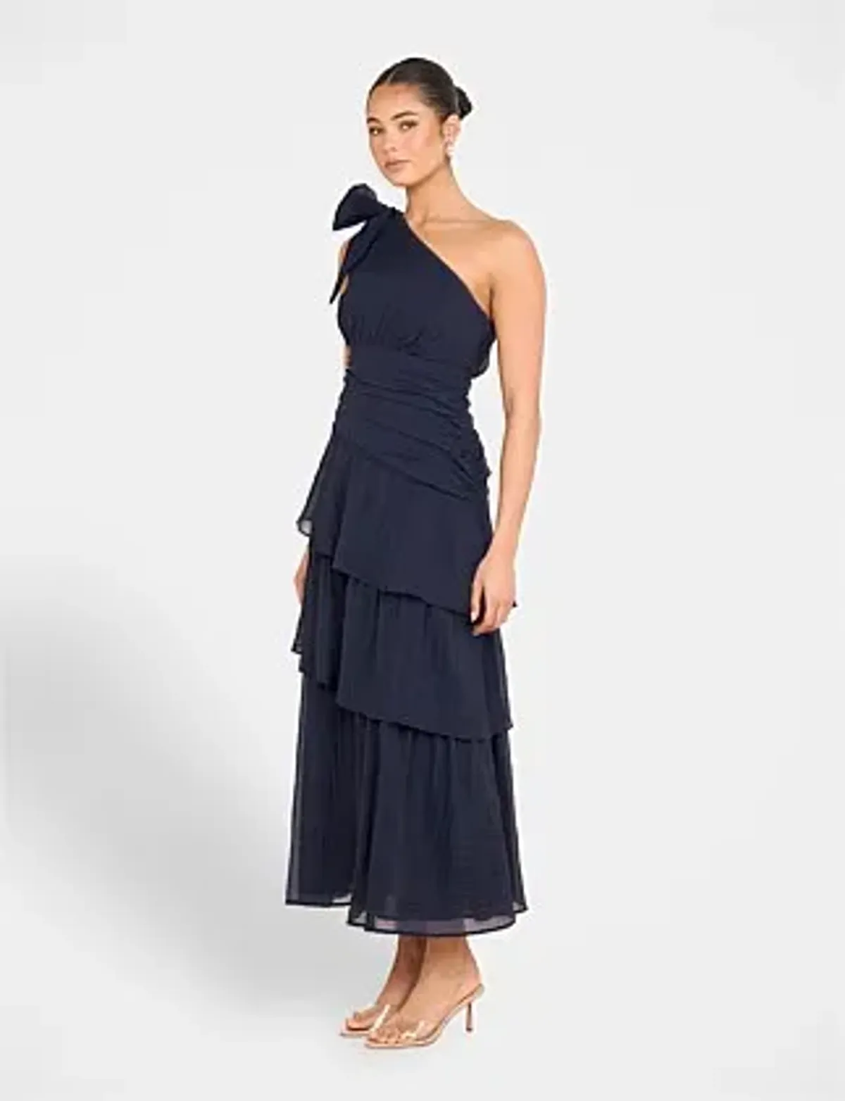 SEERA RUFFLE MAXI DRESS for rent on The Volte - main image
